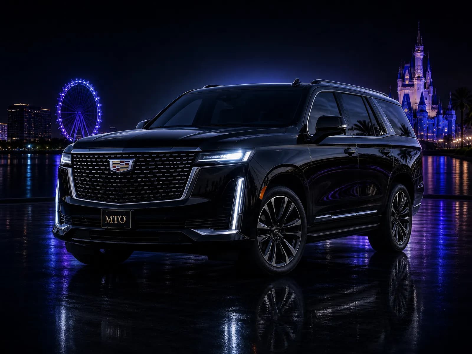 Luxury SUV black luxury vehicle